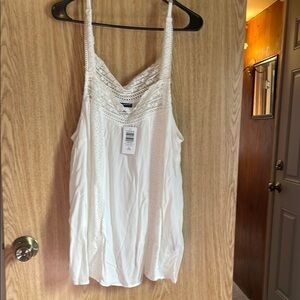 NWT Torrid White Lace Cami